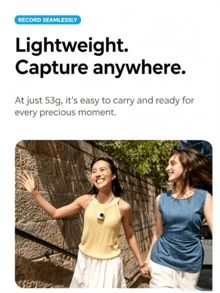 Insta360 Kamera Aksi Profesional GO Ultra: Stabilisasi gambar yang stabil, video HDR jernih, tahan air hingga 10 meter, data olahraga yang tersinkronisasi, adaptasi multi-adegan, kompatibilitas aksesori, 100% Baru, Hanya Diaktifkan - View 3