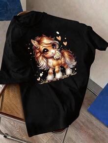 Men T-Shirts - 黑色 - 查看 5