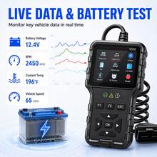 V510 OBD2 Car Diagnostic Scanner Professional Engine Fault Code Reader Live Data OBDII Scan Tool - Black - View 6