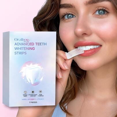 Oralhoe Teeth Care Strips, Gently Reduces Stains, Enhances Shine, Recommended Daily Care Product