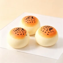 Tachimi 1 buah Set Dekoratif Modis Mainan Squishy Bentuk Kue Kuning Telur dengan Daya Pantul Lambat, Mainan Remas Berbagai Gaya, Mainan Penghilang Stres, Mainan Anak, Gaya Penyimpanan Rumah, Pengiriman Acak - MultiWarna - View 1