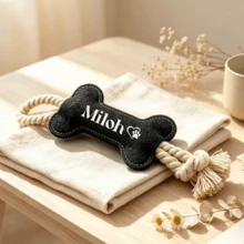 Personalized Bone Dog Toy, Custom Pet Name Felt Plushie, Chew Toy For Puppy, New Puppy Gift For Dog Mom, Birthday Present For Pet Lover, Cute Customized Gift For Pet Owner - Multicolor - View 6