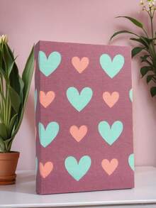 1pc Photo Album, 200 Creative Large-Capacity Interwoven Family Photo Album, 6-Inch Fabric Surface, Suitable For Decoration In Family Rooms, Living Rooms, Offices, Mother's Day Gift, Spring Gift - Multicolor - View 13
