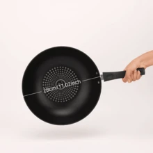 Non-Stick Frying Pan 28cm/11 Inch 1pc, Non-Stick Stir-Fry Pan, Suitable For Stir-Frying And Frying, Induction Cooktop Compatible, Dishwasher , Suitable For All Stoves, Stir-Frying And Daily Cooking, Lightweight And Easy To Clean, Kitchen Essential - View 2