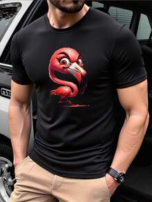 Men T-Shirts - 黑色 - 查看 1