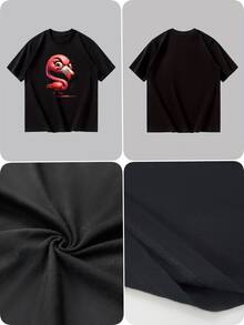 Men T-Shirts - 黑色 - 查看 4