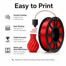 PLA Plus Upgraded Version PLA+ 1kg/2.2lbs Upgraded Silk PLA+ 3D Printer Filament 1.75mm, Glossy, Tougher And Stronger, Neatly Wound, Dimensional Accuracy +/-0.02mm, 1KG Spool (2.2lbs) Durable And Wear-Resistant DIY Tool Material Suitable For Bambu Lab And More For Christmas Decoration - View 6