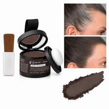 ikt Hairline Contour Powder Portable Hair Filler Powder With Built-In Sponge Brush, Suitable For Hairline, Sideburns And Sparse Areas On Top Of Head, Quickly Create Natural Thick Visual Effect, Unisex, Suitable For Daily Commute, Dating, Travel And Wig Styling, Hair Styling Tool - Multicolor - View 13
