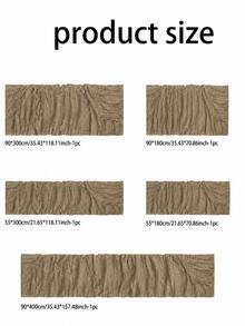 1pc/5pcs 90*180cm Solid Color Table Runner, Minimalist Polyester Tablecloth Decor, Suitable For Dining Table,For Weddings,Wedding Decor,Room Decor,Home Decor,Kitchen Decor,Party Decor,Can Be Used As Chair Back Ties,Festivals - View 6