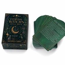 DECK MANTRA PENYIHIR SEHARI-HARI 100 Kartu Mantra untuk Cinta, Kebahagiaan, Kesuksesan, Penyembuhan, dan Lainnya Sihir Praktis Mantra yang Mudah Diikuti dengan Bahan dan Niat Deck Sihir Botanikal untuk Perawatan Diri Sehari-hari Mantra Bulan - Navy Blue - View 5