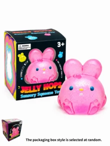 1 buah Mainan Kelinci Squishy Berkilau dalam Kotak, Mainan Pereda Stres Kelinci Kristal Transparan, Lembut, Elastis, dan Memantul Lambat, Cocok untuk Anak-anak, Remaja, dan Dewasa, Suvenir Pesta, Pengisi Tas Hadiah, Hadiah Kelas, Hadiah Ulang Tahun - MultiWarna - View 11