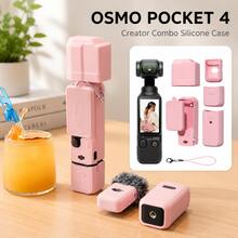 适用于 OSMO Pocket 3 Creator Combo/Xtra Muse 配件的防刮硅胶保护套，包含镜头盖和保护套 - 查看 21