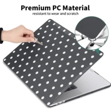 波點圖案 Air Neo A18 PRO 保護殼，耐用塑料硬殼，黑色 - 黑色 - 查看 7
