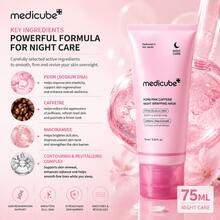 MEDICUBE PDRN Pink Caffeine Night Wrapping Mask 75ML Korean Skincare Overnight Sleeping Mask Hydrating Firming Glow Face Care, Halloween Gift, Christmas Gift - Vitamin C - View 3