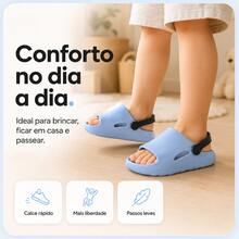 Boys' 2-In-1 Cloud Flip-Flops With Strap – Lightweight, Non-Slip And Comfortable - White - View 8