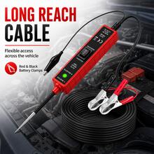 EM285 Circuit Probe Tester 6-24V Penguji Kelistrikan Otomotif Detektor Polaritas Tegangan Detektor Korsleting Alat Diagnostik Perbaikan Mobil - Satu-Ukuran - View 4