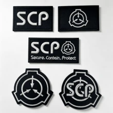 3件/5件 SCP刺繡魔鬼氈貼片，適用於背心、背心上衣、背包裝飾 - 多色 - 查看 2