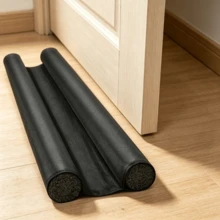 Door Bottom Sealing Strip With Total Length 86 Cm, Designed With Dual Sealing Structure. Dual-Layer Structure Blocks Airflow And Outside Noise, Curbs Indoor Heat Dissipation And Cuts Down Heating Expenditure Effectively. - 2pcs - View 1