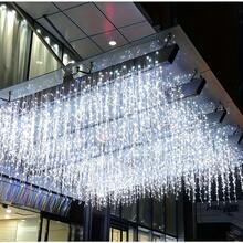 8 Lighting Modes Battery Powered Icicle Lights Curtain Lights, Starry String Lights, Outdoor Engineering Mall Wedding Decoration Lights, Outdoor Atmosphere Lights, Indoor Curtain Lights Christmas Decoration Holiday Lights, Holiday Lighting, Waterfall Lights Yard Decoration, Outdoor Decoration, Garden Fence Railing Decoration, Room Bedroom Hallway Living Room Eaves Decoration String Lights, Wedding Party Decoration - 8-function Battery-powered Fairy Lights - View 8