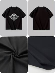 Camisetas de hombre - Negro - Ver 4