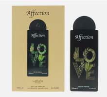 Affection - Lattafa - Eau de Parfum 100ml - Arabisches Parfüm / Unisex Arabisches Parfüm - Geschenk für Damen und Herren - Perfekt für Geburtstage, Weihnachten und Valentinstag - Mit Pistazie, Vanille, Jasmin und Tonkabohne - Süßer Duft, inspiriert von cremigen Desserts - Geblümt - Übersicht 2