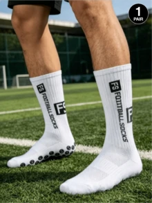 1/2/3/4 Pairs FS Pattern Football Socks, Shock-Absorbing Comfortable Wear-Resistant Sports Socks, Suitable For Outdoor Fitness Basketball Socks - Multicolor - View 17
