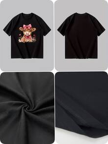 Men T-Shirts - 黑色 - 查看 4