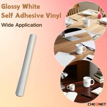 Mesin Pemotong Vinyl Perekat Permanen, Lembaran Gulungan Perekat, Warna Solid, Film Es Matte, Stiker Huruf Tekstur Katun untuk Stiker Dekoratif, Decal, Scrapbooking, Pelabelan, Mudah Ditempel, Tersedia Berbagai Warna - Catatan tempel - View 7