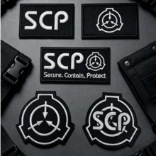 3件/5件 SCP刺繡魔鬼氈貼片，適用於背心、背心上衣、背包裝飾 - 多色 - 查看 6