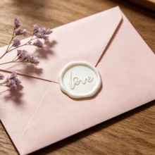 1個 Love 英文單字圖案蠟封印章頭（不含手柄）－婚禮邀請函蠟封印章－禮品包裝蠟封印章 - 愛 - 查看 7