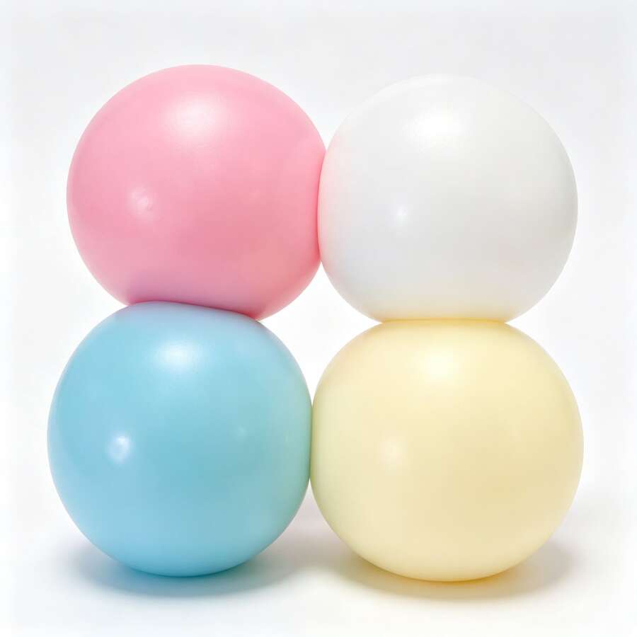 1pc Extra Large Solid Color Squeeze Stress Ball, Large Smooth Round Squishy Toy, Super Soft Giant Hand Toy For Adults, Teens, Students, Anti-Anxiety Pocket Sensory Toy, Classroom Prize, Office Desk Decor, Gift Bag Filler - Multicolor - View 1