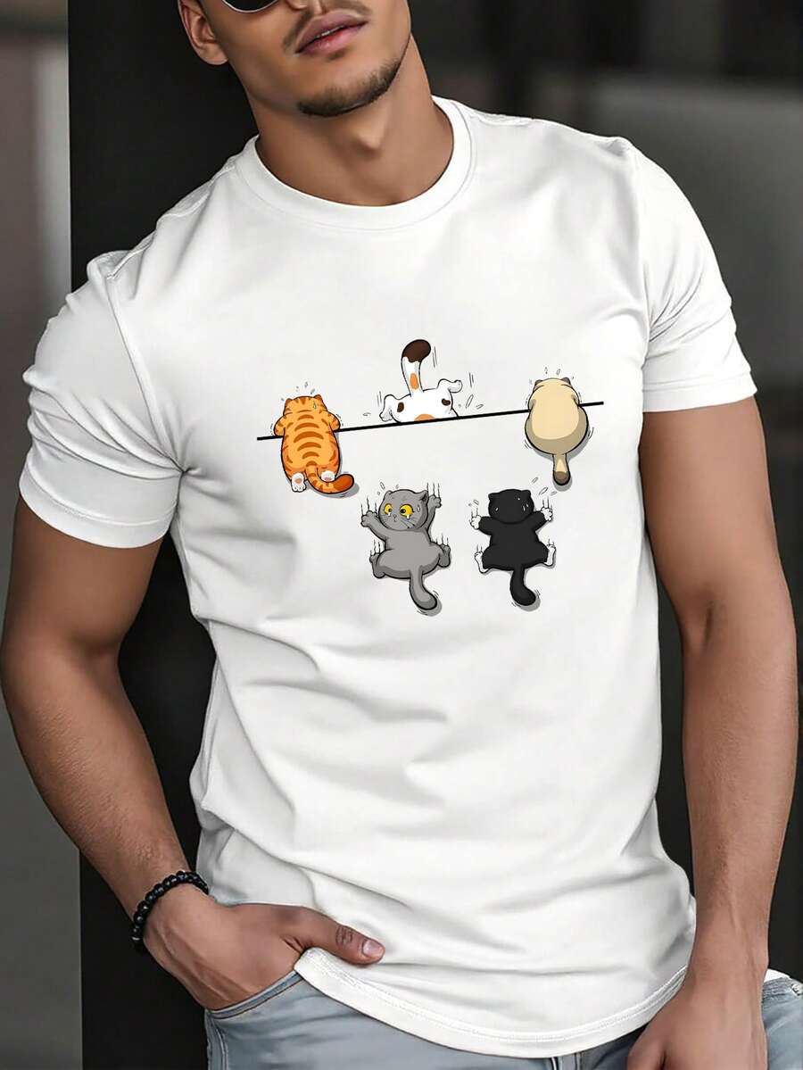 Men T-Shirts - White - View 1