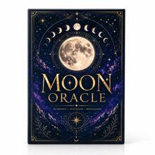 Kartu Oracle Bulan, Dek Panduan Bulan Surgawi dengan Pesan Fase Bulan, Kartu Refleksi Intuitif, Wawasan Mistik, Alat Ramalan untuk Bacaan Harian, Meditasi, Manifestasi, Pertumbuhan Spiritual, Pecinta Astrologi dan Kristal - Navy Blue - View 3