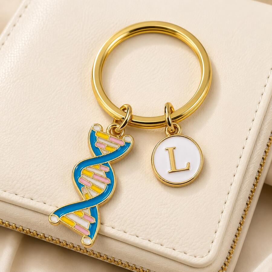 DNA Keychain Gift For Biology Students Gifts For Mother, Father, Graduation, And Teacher