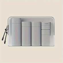 6pcs Travel Set, Includes Shampoo, Body Wash, Lotion, Cream Bottle, Empty Cosmetic Containers, Portable Storage Set - Multicolor - View 17