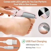 1 Set Alat Penghilang Kapalan Kaki Elektrik, Termasuk 8 Kepala Penggiling - Cocok untuk Alat Perawatan Kaki Elektrik - HX808 - 8 kepala gerinda - View 7