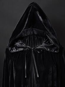 長款連帽斗篷披風套裝，萬聖節服裝派對 Cosplay 配件，包含連帽與領結，成人尺寸 - 多色 - 查看 8