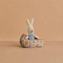 Nordic Style Handmade Cute Rabbit Plush Doll, Children's Companion Puppet, Role-Play Hand Puppet, Plush Doll, Handmade Fabric Rabbit Doll, Small Decorative Doll, Easter Rabbit, Halloween Gift, Birthday Gift - Multicolor - View 9