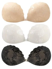 Plus Size Adhesive Invisible Bra Suitable For Multiple Cup Sizes, With Lifting And Gathering Effect-Ideal For Backless Wedding Dresses, Open Shoulder Evening Gowns And Formal Wear. - Multicolor - View 19