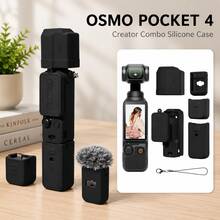 适用于 OSMO Pocket 3 Creator Combo/Xtra Muse 配件的防刮硅胶保护套，包含镜头盖和保护套 - 查看 22