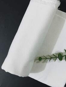 50*150cm Faux Linen Fabric, Breathable And Easy To Care, Available In White, Black, And Beige. Suitable For Tablecloths, Curtains, Throw Pillows, Upholstery And Clothing Making, For DIY Crafts, Party Decor And Home Decoration - 50*150cm Faux Linen Fabric - View 4