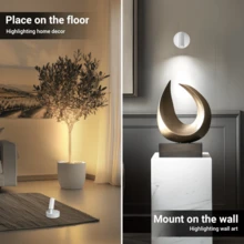 1pc Rechargeable Magnetic LED Spotlight, Indoor Use, USB Charging, 3-Color Dimmable, 350° Rotatable, Battery Powered, Touch Control Wall Lamp, Suitable For Bedroom, Bedside, Artwork, Painting, Potted Plants, Plants, Picture Light - Multicolor - View 8