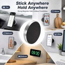 Aluminum Alloy Magnetic Car Phone Holder, Strong Magnetic Dashboard Phone Mount, Stable Car Navigation Phone Holder - A - View 8