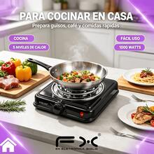 1000W Portable Electric Grill With 5-Level Temperature Control, Stainless Steel Heating Element, Fast And Even Heating For Kitchen - US A Type Plug(110-127V) - View 5