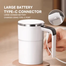 Pengaduk Elektrik Pintar dengan Tampilan Suhu Cairan, Pengaduk Kopi Elektrik Portabel Isi Ulang USB, Cocok untuk Susu, Cokelat, dan Kopi, Ideal untuk Penggunaan di Rumah dan Kantor, Hadiah Liburan yang Sempurna - Pengaduk listrik - View 14
