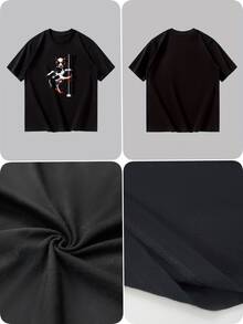 Men T-Shirts - Black - View 4