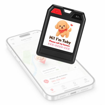 Item Finder,E Ink Tracker With Photo & Name Display, Smart Key Finder | Pet/Luggage Tracker,Anti Lost Tag Compatible With IOS & Android| Replaceable Battery, Loud Alarm, Customizable E Ink Display