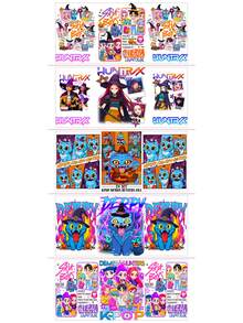 DOBBLE K-Pop Style Halloween UV DTF Cup Wrap Transfer Sticker, Colorful Decal For Glass Cups, Tumblers And Water Bottles, DIY Drinkware Decoration, 23 X 11 Cm - View 7