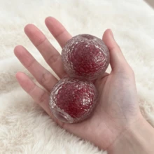 Tachimi 1件裝現代裝飾款聲響擠壓慢回彈壓力球，整合式脆響捏捏紓壓玩具，兒童玩具，適合房間收納與展示，隨機發貨 - 彩色 - 查看 2