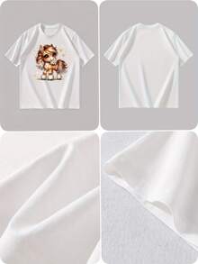 Men T-Shirts - 白色 - 查看 4